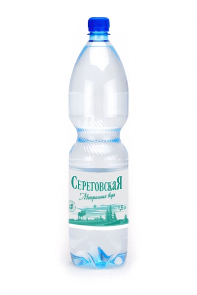«Сереговская Минеральная» 1,5л х 6 бут.  минеральная вода, газ 6 шт.