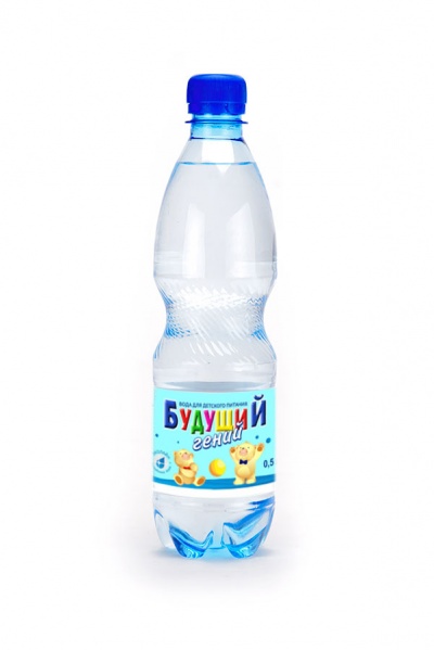 «Будущий Гений», 0,5л х 12 бут. питьевая вода, негаз. 