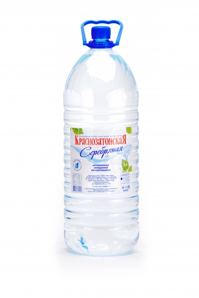 «Краснозатонская  Серебряная», 3л х 4 бут. вода питьевая негазированная