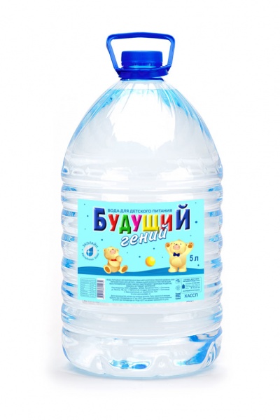«Будущий Гений», 5л х 2 бут. питьевая вода, негаз.